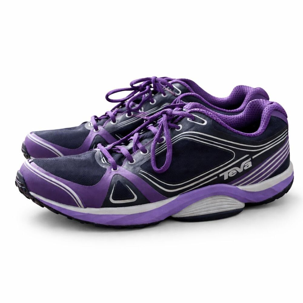 Teva Tevasphere Trail Running Shoes Sneakers Size 7.5 Purple Black Cross Train